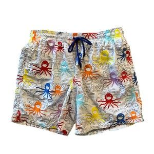 Vilebrequin Embroidered Swim Trunks Multicolore Medusa Limited Edition Size XXXL